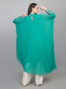 Colección Perfect Glamorous para Fiestas, Estilo de Moda, Kaftán GGT para Mujer con Trabajo de Espejos, Corte Elegante - Product Image 5