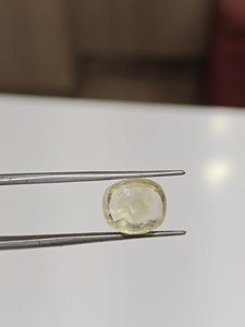 Zafiro Amarillo de Alta Calidad de 7.40 ct, Forma Ovalada, Gema Natural para Joyería al por Mayor - Product Image 4