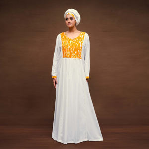 Vestido Largo Kaftan de Rayón, Elegante y Modesto, Estilo Árabe Dubái, Corte Holgado, Manga Larga, para Eid, Ramadán, Uso Diario, Islámico - Product Image 4