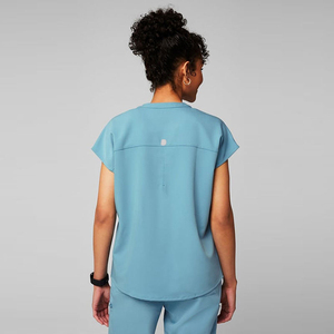Conjunto de Uniformes Médicos de Lona Transpirable Ecológica de la Mejor Calidad para Doctores y Enfermeras con Logotipo Personalizado y Trajes de Enfermería - Product Image 2