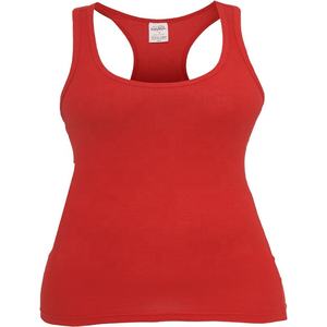 <b>Lady</b> Woman's White Organic Cotton <b>Tank</b> <b>Top</b> Breathable <b>Knitted</b> V-neck Casual Fitness Slim Short Summer Custom Sublimation - Product Image 3