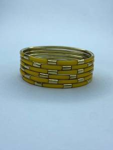 Factory Direct Handforge Global Impex HGI-7654 Ethnic <b>Resin</b> Brass Bangles Custom Color Handmade Fashion Jewelry Women's Party - Product Image 1