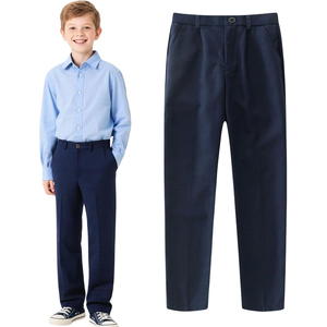 Venta Directa de Fábrica, Uniformes Escolares de Poliéster y Algodón de Diseño Personalizado al por Mayor, Camisas y Pantalones para Niños - Product Image 3