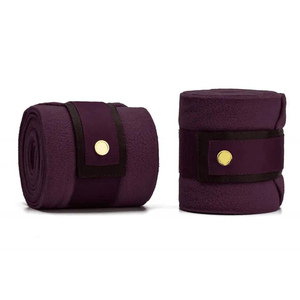 Vendas blancas de algodón para patas de caballo con cierre de velcro para entrenamiento y uso en establos. Vendas para patas de caballo para entrenamiento. - Product Image 5