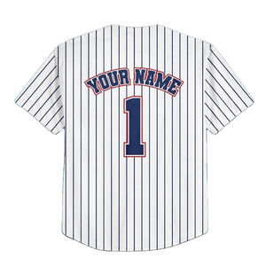 Maillot de baseball unisexe 100% polyester respirant, imprimé uni, manches courtes, logo sur le devant - Product Image 2