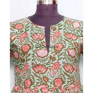 Vestidos Mini de Verano Elegantes y Casuales para Mujer, 100% Algodón, Estilo Vintage, con Mangas Estampadas, para Adolescentes, Fiestas, Noche, Estilo Bohemio - Product Image 3