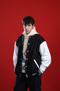 แจ็คเก็ตเบสบอลแบบ Varsity สำหรับผู้ชาย ลายปักตัวอักษรดีไซน์ขายดี สไตล์สตรีทแวร์  แจ็คเก็ต Letterman แบบสั่งทำได้ - Product Image 4