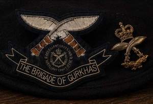 Brig of Gurkhas แผ่นปักลูกไม้คุณภาพสูงสำหรับเย็บติดป้ายผ้าดีไซน์หรูทรงกลมสำหรับเสื้อผ้า - Product Image 6