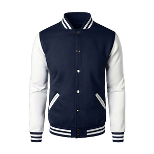Chaqueta universitaria personalizada con inicial y parche de chenilla, chaqueta de merchandising universitario, chaqueta de merchandising para aficionados, chaqueta universitaria personalizada. - Product Image 4