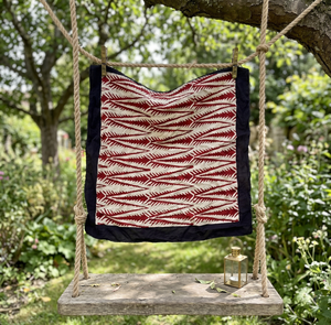 Pañuelo Cuadrado de Algodón Hecho a Mano con Estampado Floral, Pañuelo para el Cabello, Pañuelo de Vaquero, Accesorio de Moda Bohemio Unisex - Product Image 6