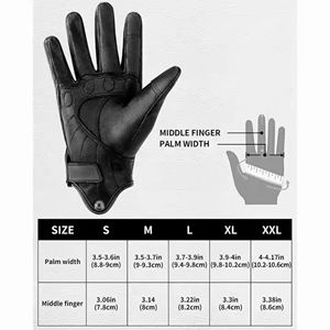 Gants de moto pour hommes et femmes, gants de moto à doigts entiers compatibles avec les écrans tactiles, respirants et durables pour la conduite, le cyclisme, l'escalade et la course - Product Image 6