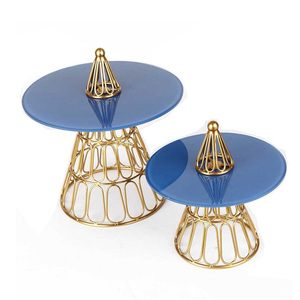 New Stylish Metal Cake <b>Plate</b> With Gold Finish For Party Dessert Showcase And Home Kitchen Use Table Decoration Item Cake <b>Rack</b> - Product Image 1
