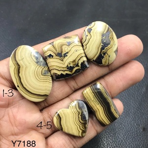 Schalenblende Smooth Cabochons Mixed Shape Loose Semi-Precious Stone For Jewelry Making - Product Image 1