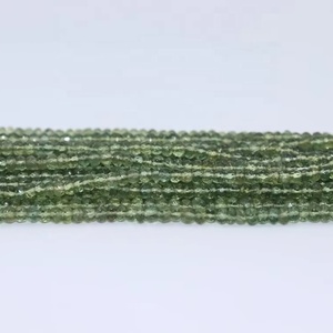 ลูกปัดอัญมณีสีเขียวธรรมชาติคุณภาพ AAA - Product Image 1