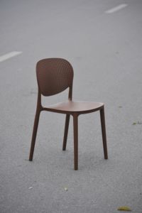 Modern Eco-Friendly Lightweight <b>Plastic</b> Living Room <b>Chair</b> Solid Back Stackable Design Waterproof Foam Filled Mesh Liner Home - Product Image 3