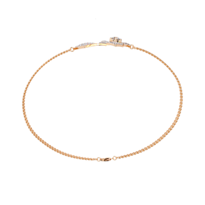 กำไลข้อมือหินธรรมชาติทรงมรกต AMBER JEWELS 18K ชุบโรเดียม ดีไซน์กรงเล็บแบบฮิปฮอป รูปทรงเรขาคณิต คลาสสิก สำหรับทุกเพศ IGI - Product Image 2