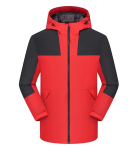 Custom Men's 1/4 Zip <b>Pullover</b> Safari <b>Jacket</b> Coated Street Style Breathable Waterproof Windproof 100% Polyester Loose Fit - Product Image 3