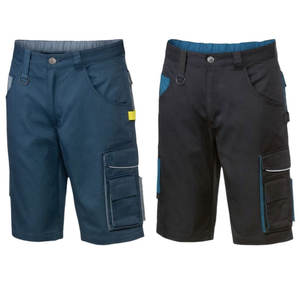 Shorts de travail cargo pour hommes, multi-poches, vêtements de travail durables et sécuritaires, ceinture élastique confortable - Product Image 3