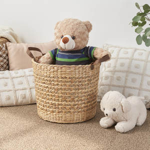 ตะกร้าหญ้าทะเลสไตล์ชนบททำด้วยมือใช้งานทั่วไป - Product Image 5