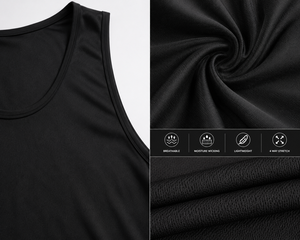 Débardeur de sport personnalisé pour homme, sans manches, pour la musculation, l'entraînement, le fitness, vêtements de sport, séchage rapide, singlet athlétique - Product Image 5