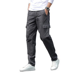 Pantalon de travail cargo, pantalon utilitaire durable avec plusieurs poches de rangement, coupe confortable pour les travaux de construction et en extérieur - Product Image 3