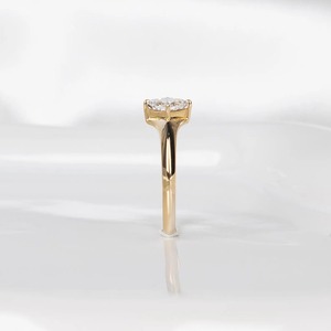 แหวนเพชรทรงปรินเซสคัท 0.80 กะรัต เพาะเลี้ยงในห้องปฏิบัติการ รับรองโดย IGI ทองคำขาว 14K แหวนหมั้นเพชรเม็ดเดี่ยวสำหรับผู้หญิง เครื่องประดับคลาสสิก - Product Image 5
