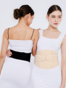 เข็มขัดพยุงครรภ์คุณภาพสูง ลายเรียบ วัสดุโพลีเอสเตอร์ผสมสปอน นุ่มสบายมาก เหมาะสำหรับกิจกรรมประจำวัน ปรับขนาดได้ - Product Image 6