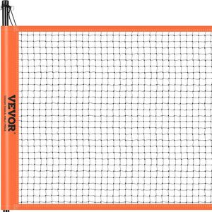 Ensemble de badminton portable professionnel pour l'extérieur, poteaux en acier réglables en hauteur avec filet de volley-ball en PVC, équipement de terrain combiné - Product Image 1