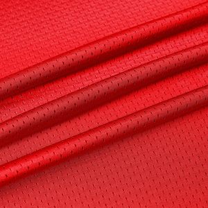 Camiseta de Fútbol Americano Roja para Hombre, Manga Corta, Secado Rápido, Transpirable, Poliéster, Uniforme de Equipo, Personalizable OEM - Product Image 5