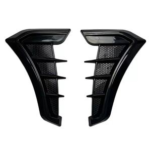 Couvre-aérateurs latéraux noirs pour voiture, garnitures de calandre d'admission latérale, autocollants de ventilation de garde-boue pour berline - Product Image 4