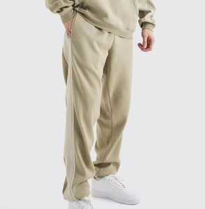 Conjunto de Sudadera con Capucha y Pantalones Deportivos de Color Sólido para Hombre, Estilo Casual Holgado, 2 Piezas, Ropa Deportiva Urbana - Product Image 6