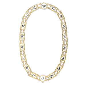 Nouvelle Arrivée Collier Maçonnique Ajustable en Or – Qualité Supérieure, Design Premium – Régalia Maçonnique, Colliers de Maître Ancien Maître - Product Image 1