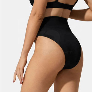 Conjunto de Bikini Personalizable de Alta Calidad para Mujer, Dos Piezas, Diseño Sólido, Spandex/Nailon, Transpirable, de Secado Rápido, para Playa - Product Image 3