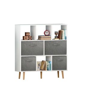 Libreria Bianca dal Design Elegante per Casa o Ufficio - Product Image 3