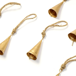 Hot Selling Brass Metal Hanging Bells Ornaments <b>Christmas</b> <b>Tree</b> <b>Wall</b> Decor Temple Santa Bells-Low Price <b>Christmas</b> Decorations - Product Image 5