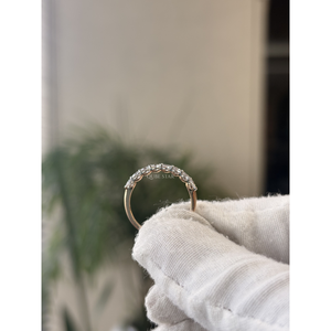 Exclusivo conjunto nupcial de diamantes cultivados en laboratorio, anillo solitario de 1.84 quilates VVS VS EF, oro macizo, joyería fina para mujer - Product Image 3