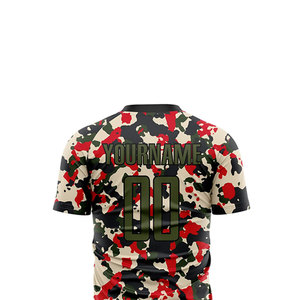 เสื้อฟุตบอลพิมพ์ลายตามสั่งสำหรับผู้ชาย ผ้าโพลีเอสเตอร์ซับเหงื่อ ทรงปกติ โลโก้ด้านหน้า ชุดกีฬาศิลปะการต่อสู้แบบผสมผสาน - Product Image 5