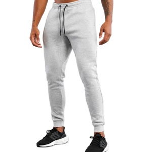 Pantalones lisos de secado rápido de estilo callejero de algodón para hombre, pantalones holgados para correr y correr, pantalones para correr y entrenar - Product Image 1