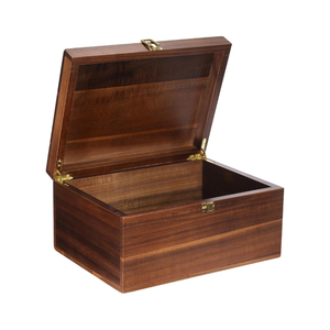 Rustic Natural Wooden Storage <b>Box</b> Organizer Large Wooden <b>Keepsake</b> <b>Box</b> Wholesale Price from Vietnam Factory - Product Image 2