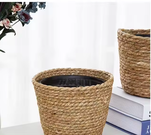 Wholesale Jute <b>Tree</b> <b>Pot</b> Supplier – Eco Friendly Natural Fiber Planter Cover with Custom Size and Design Options - Product Image 1