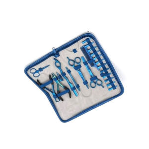 ZARNAB SURGICAL ZS-HETK-182 Kit d'outils professionnels durables en acier inoxydable doré pour extensions capillaires – Pince, aiguille à crochet, pinces - Product Image 1
