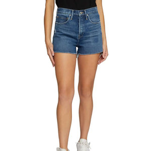 Shorts en jean pour femmes, coupe décontractée, haute qualité, vente en gros personnalisée, pour l'été, style décontracté, mode - Product Image 1