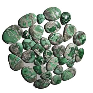 วาริสไซต์ธรรมชาติคุณภาพสูง รับรองคุณภาพ รูปทรงวงรี แบบหลวม สำหรับทำเครื่องประดับอัญมณีชั้นดี ขายส่ง ขนาด 20-45 มม. - Product Image 4