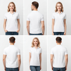Polo ajusté pour femme, haute qualité, manches courtes, idéal pour le jogging, collection été, style urbain - Product Image 4