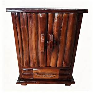 Oferta Especial: Armario Independiente de Madera 100% Original de Indonesia para Cocina, Comedor y Dormitorio, Almacenamiento Minimalista Moderno, Estilo Antiguo Natural - Product Image 2