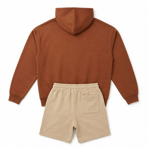 Pakistan Manufacturer Made <b>Men</b> <b>Hoodies</b> <b>And</b> <b>Shorts</b> <b>Sets</b> Customized Logo Low Moq Cheap Price <b>Men</b> <b>Hoodies</b> <b>And</b> <b>Shorts</b> <b>Sets</b> - Product Image 2