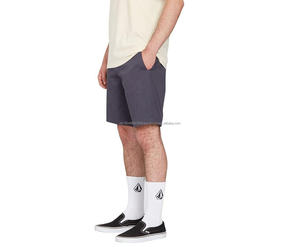 Pantalones cortos informales para hombre de calidad superior del fabricante de Pakistán, pantalones de cintura media de algodón ligero, más estampado con cordón - Product Image 3