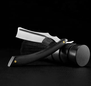 Navaja de Afeitar Profesional para Hombre, Afeitado en Seco y Húmedo, Diseño Recto, Cuchilla Reemplazable, Calidad de Salón - Product Image 4
