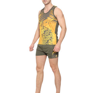Débardeur côtelé sans manches en coton blanc de haute qualité pour homme, séchage rapide, sublimation, style décontracté - Product Image 6