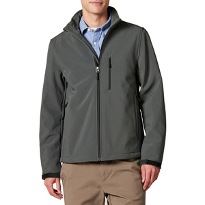 Veste Softshell d'hiver personnalisée imperméable coupe-vent pour homme, col montant, logo frontal, style décontracté, OEM, style urbain - Product Image 1